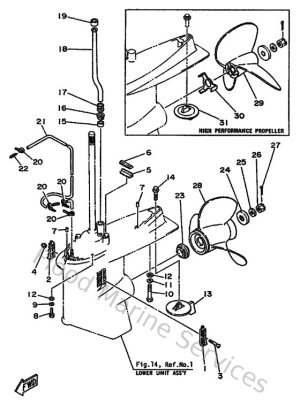 Diagram for Lower Casing & Drive 2