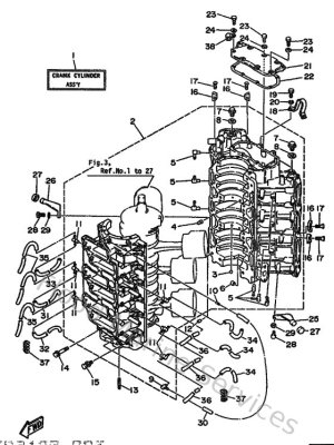Diagram for Cylinder & Crankcase 1