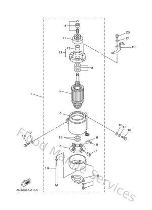 Diagram for Starting Motor
