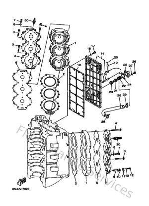 Diagram for Cylinder & Crankcase 2