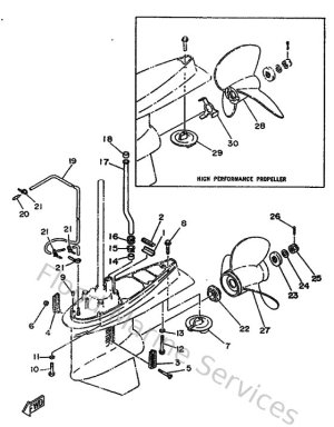 Diagram for Lower Casing & Drive 2