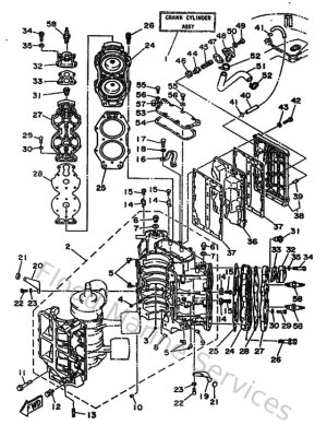 Diagram for Cylinder & Crankcase