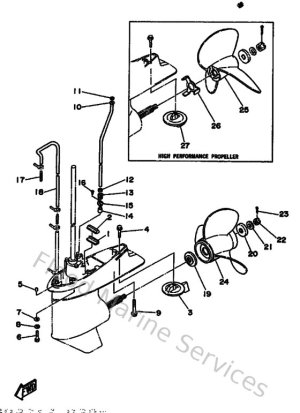 Diagram for Lower Casing & Drive 2