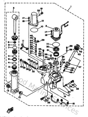 Diagram for Power Trim & Tilt Assy