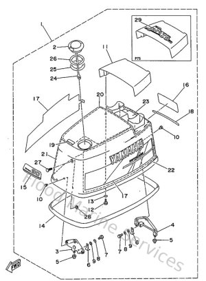 Diagram for Top Cowling