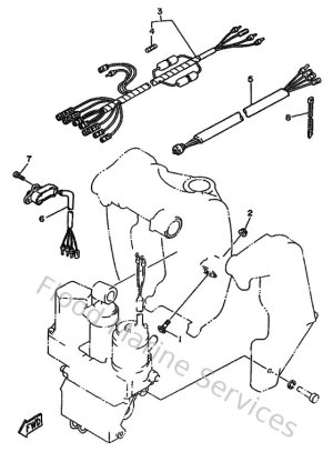 Diagram for Power Trim & Tilt Assy