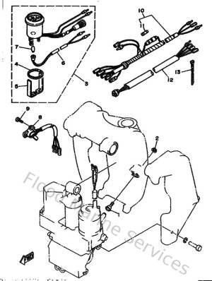 Diagram for Power Trim & Tilt Assy
