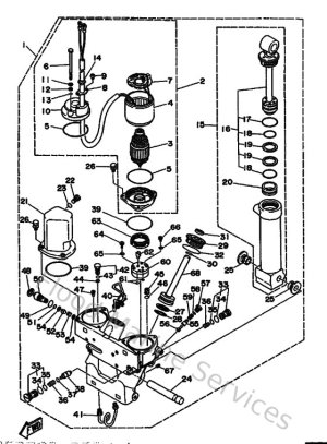 Diagram for Power Trim & Tilt Assy