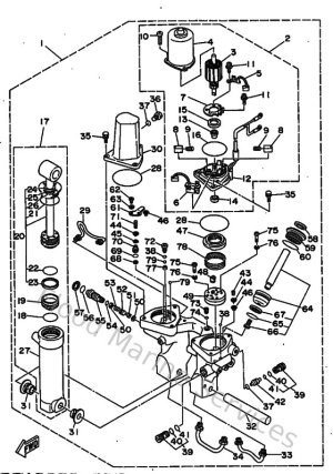 Diagram for Power Trim & Tilt Assy