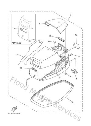 Diagram for Top Cowling