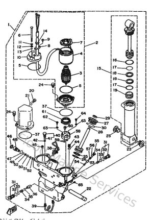 Diagram for Power Trim & Tilt Assy