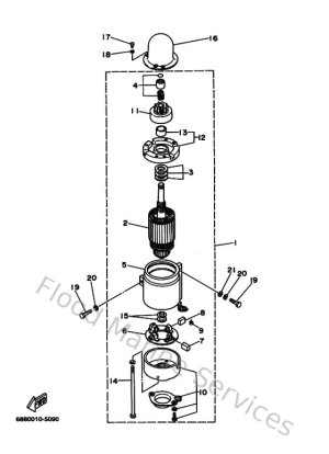 Diagram for Starting Motor