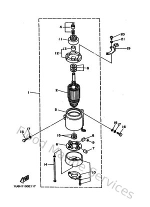 Diagram for Starting Motor
