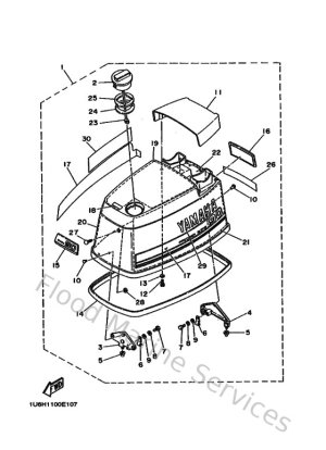 Diagram for Top Cowling