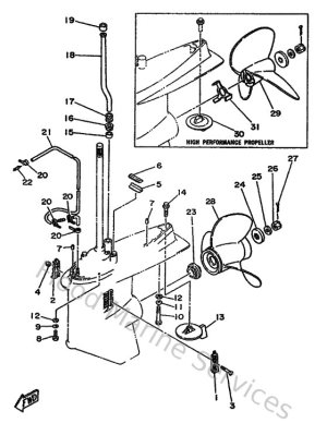 Diagram for Lower Casing & Drive 2