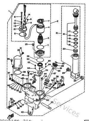 Diagram for Power Trim & Tilt Assy