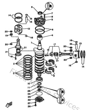 Diagram for Crankshaft & Piston