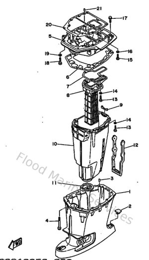 Diagram for Upper Casing
