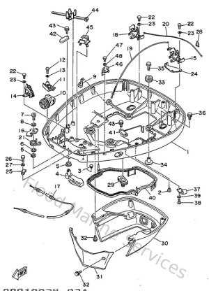 Diagram for Bottom Cowling