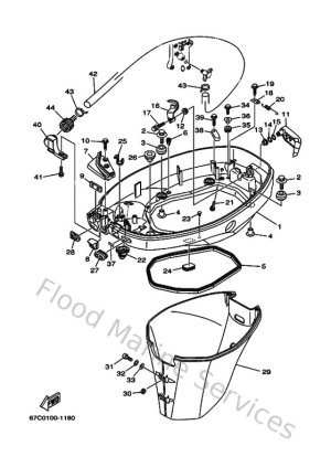 Diagram for Bottom Cowling