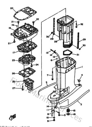 Diagram for Upper Casing