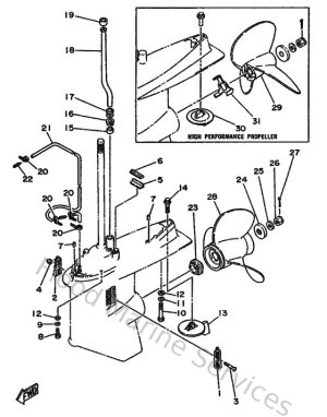 Diagram for Lower Casing & Drive 2