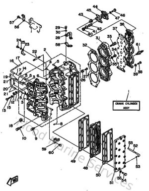 Diagram for Cylinder & Crankcase
