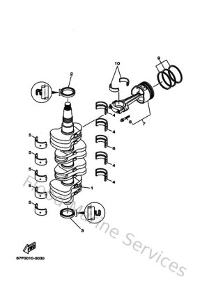 Diagram for Crankshaft & Piston