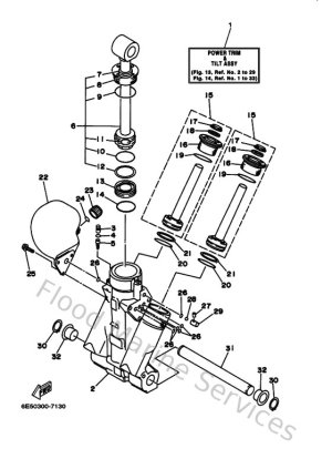 Diagram for Power Trim & Tilt Assy 1