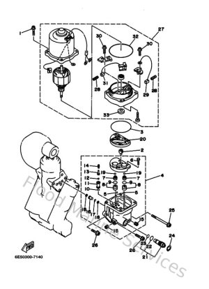 Diagram for Power Trim & Tilt Assy 2
