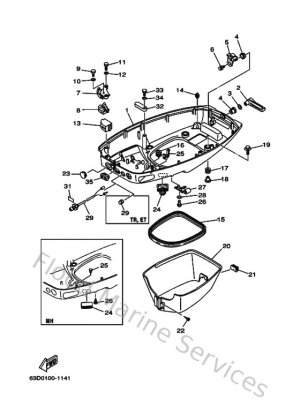 Diagram for Bottom Cowling