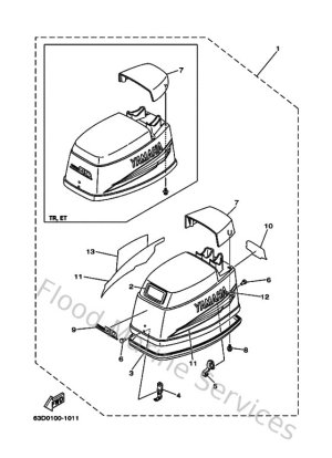 Diagram for Top Cowling