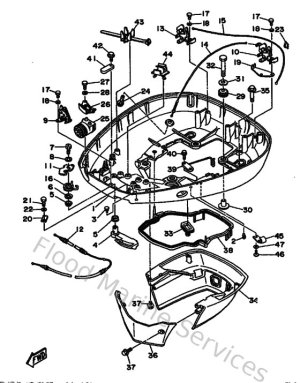 Diagram for Bottom Cowling