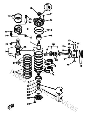 Diagram for Crankshaft & Piston