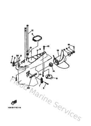 Diagram for Lower Casing & Drive 2