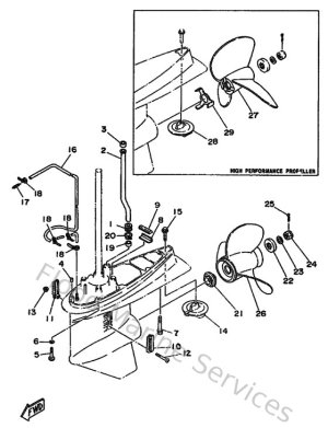 Diagram for Lower Casing & Drive 2