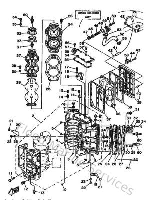 Diagram for Cylinder & Crankcase