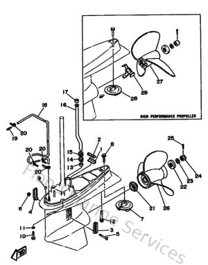 Diagram for Lower Casing & Drive 2