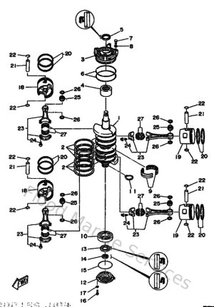Diagram for Crankshaft & Piston