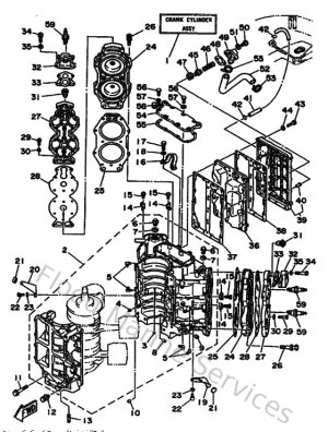 Diagram for Cylinder & Crankcase