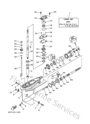 Diagram for Lower Casing. Drive 1