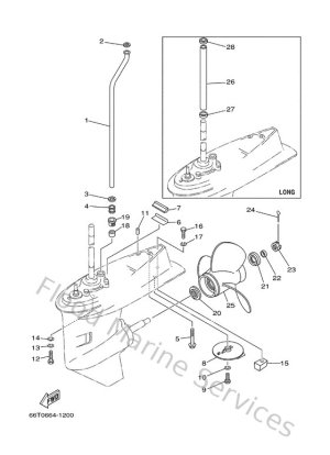 Diagram for Lower Casing. Drive 2
