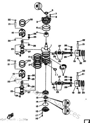 Diagram for Crankshaft & Piston