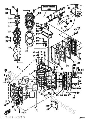 Diagram for Cylinder & Crankcase