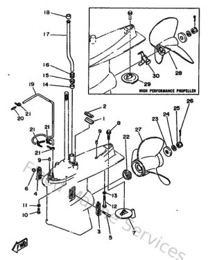 Diagram for Lower Casing & Drive 2