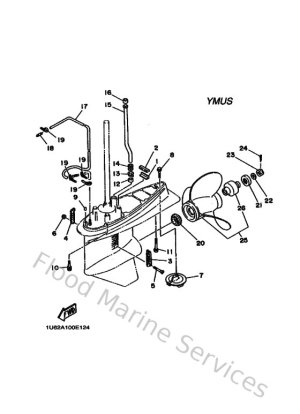 Diagram for Lower Casing & Drive 2