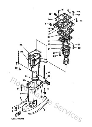 Diagram for Upper Casing