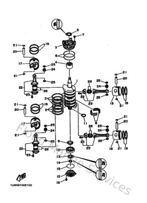 Diagram for Crankshaft & Piston