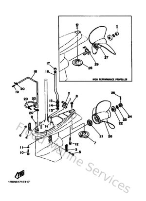 Diagram for Lower Casing & Drive 2