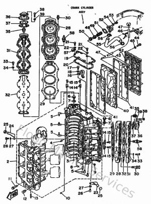 Diagram for Cylinder & Crankcase